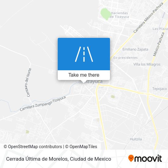 Cerrada Última de Morelos map