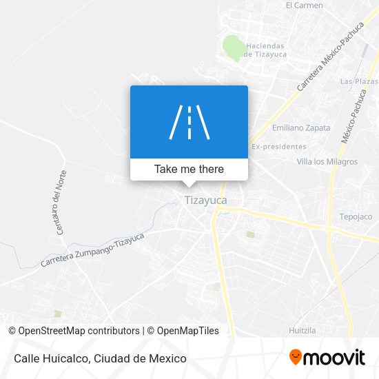Calle Huicalco map