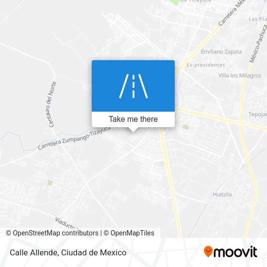 Calle Allende map