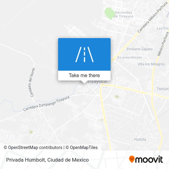 Mapa de Privada Humbolt