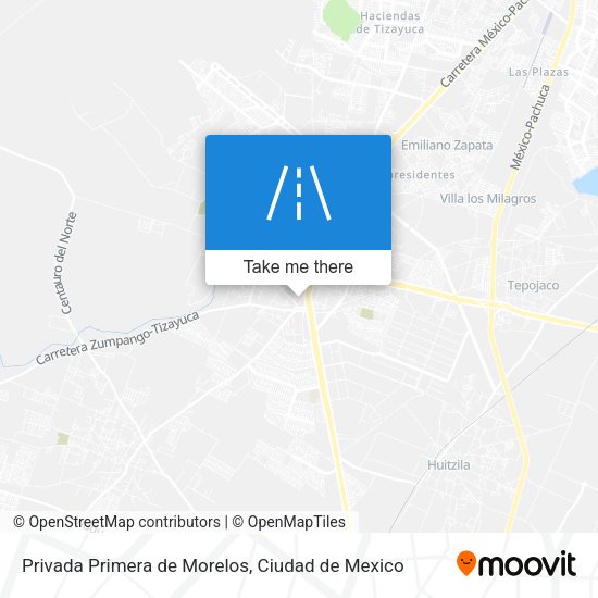 Mapa de Privada Primera de Morelos