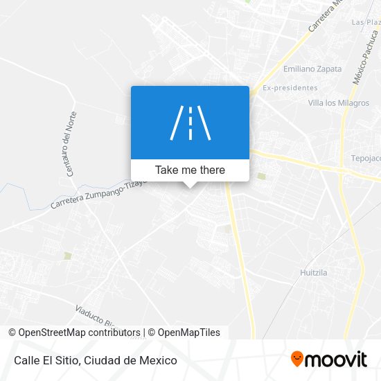 Mapa de Calle El Sitio