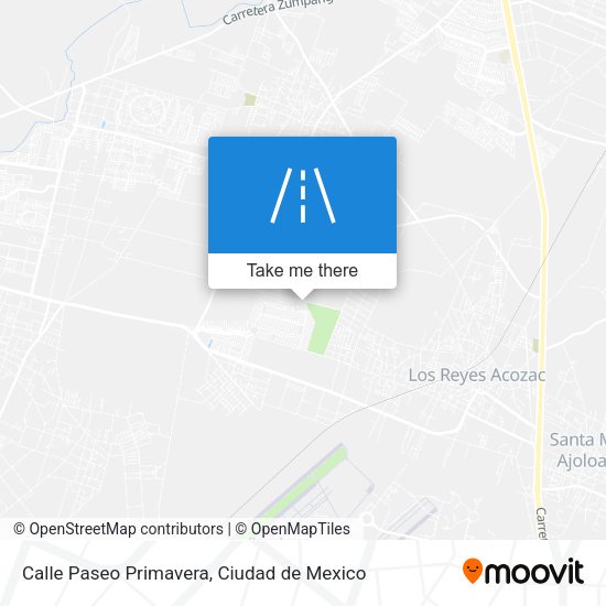 Calle Paseo Primavera map