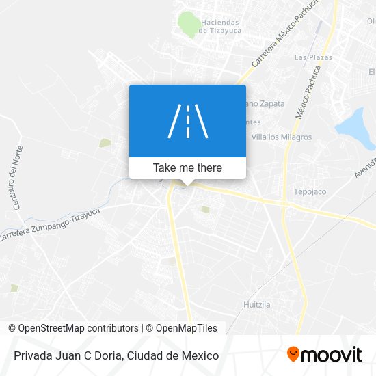 Privada Juan C Doria map