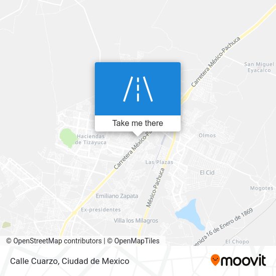 Calle Cuarzo map