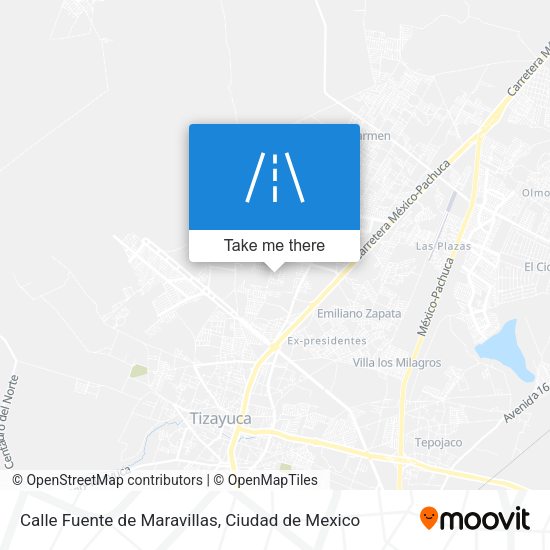 Mapa de Calle Fuente de Maravillas