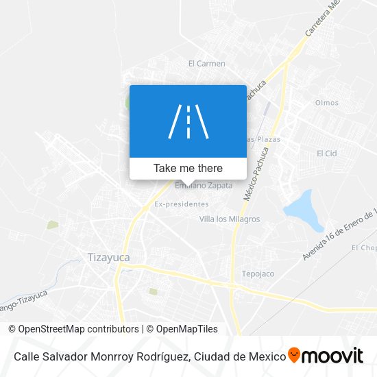 Calle Salvador Monrroy Rodríguez map