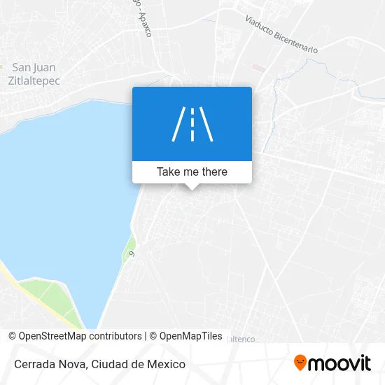 Cerrada Nova map