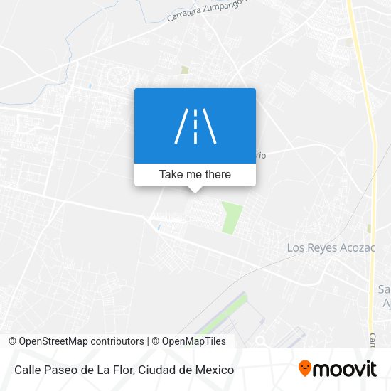 Calle Paseo de La Flor map