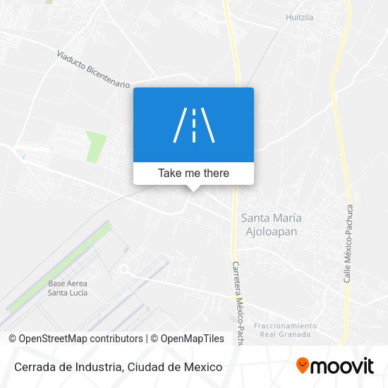 Cerrada de Industria map