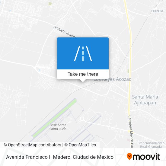 Avenida Francisco I. Madero map