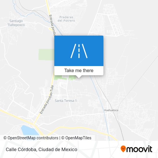 Mapa de Calle Córdoba