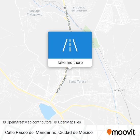 Mapa de Calle Paseo del Mandarino