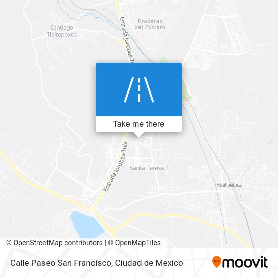 Calle Paseo San Francisco map