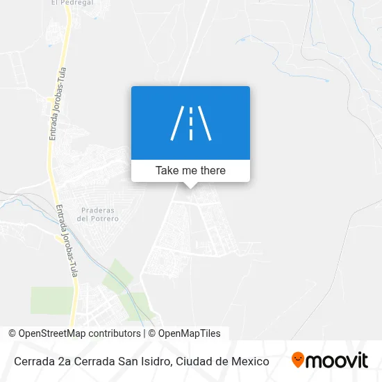 Cerrada 2a Cerrada San Isidro map