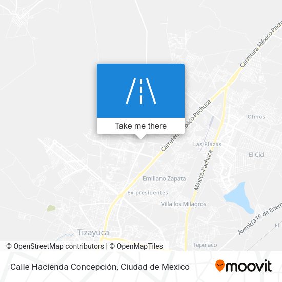 Mapa de Calle Hacienda Concepción