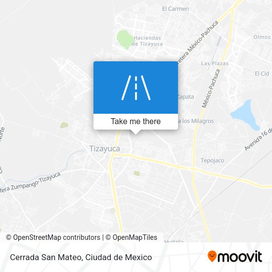 Mapa de Cerrada San Mateo
