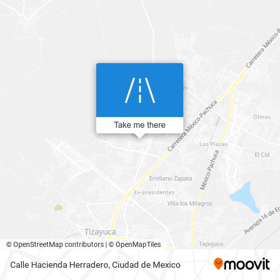 Mapa de Calle Hacienda Herradero