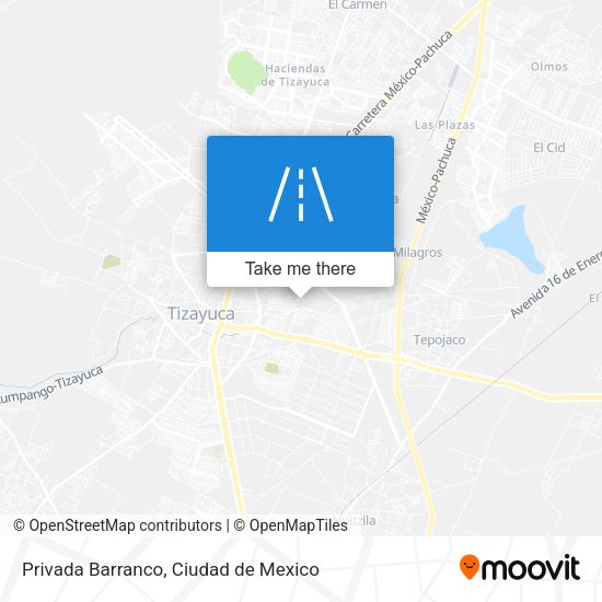 Privada Barranco map