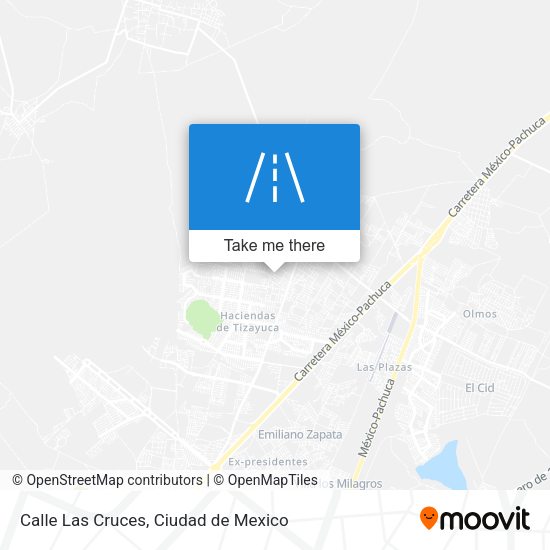 Calle Las Cruces map