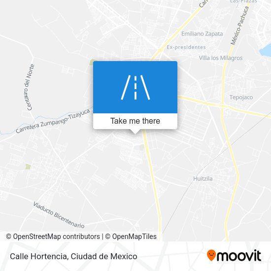 Calle Hortencia map