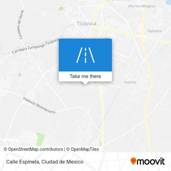 Calle Espinela map