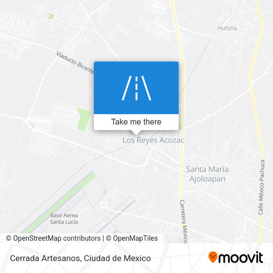 Mapa de Cerrada Artesanos