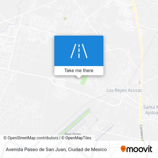 Avenida Paseo de San Juan map