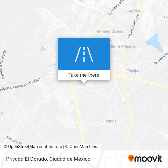 Privada El Dorado map