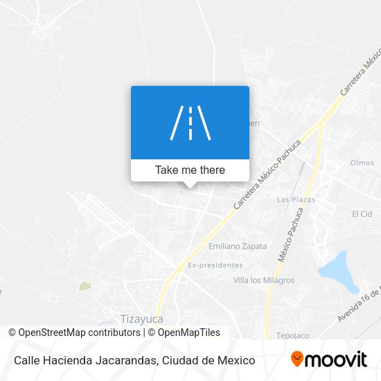 Calle Hacienda Jacarandas map