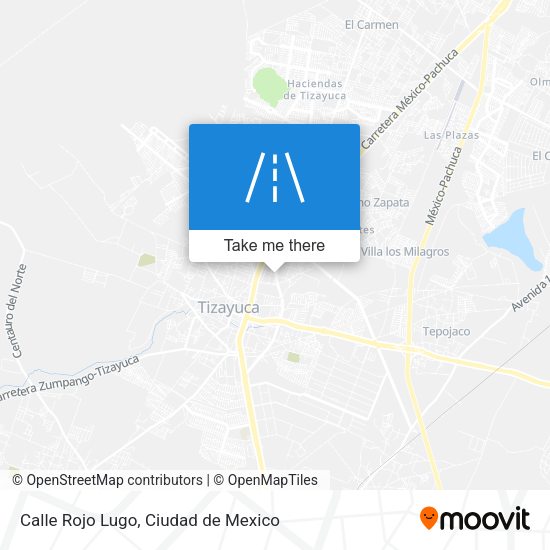 Calle Rojo Lugo map