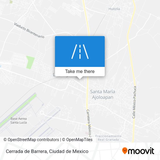 Cerrada de Barrera map
