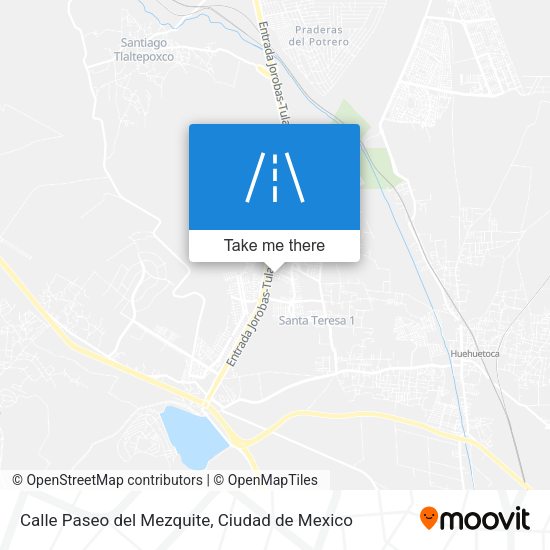 Mapa de Calle Paseo del Mezquite