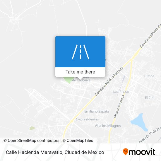 Calle Hacienda Maravatio map
