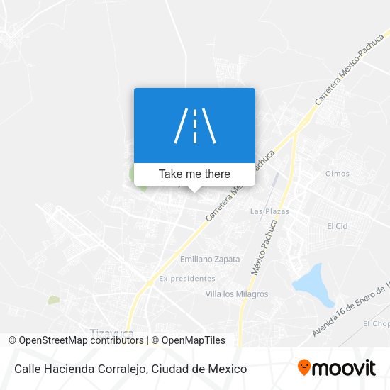 Calle Hacienda Corralejo map