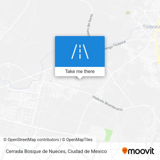 Mapa de Cerrada Bosque de Nueces