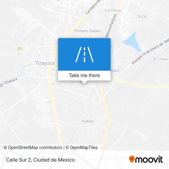 Mapa de Calle Sur 2