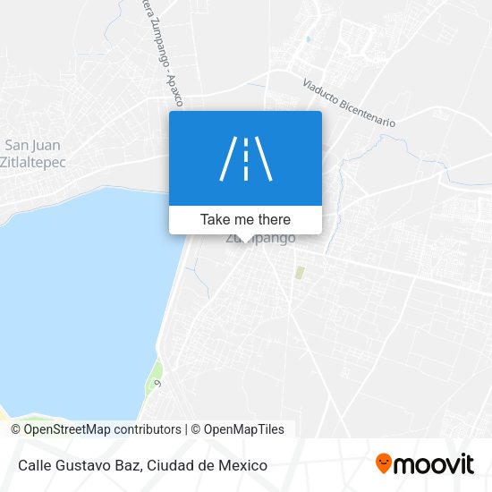 Calle Gustavo Baz map
