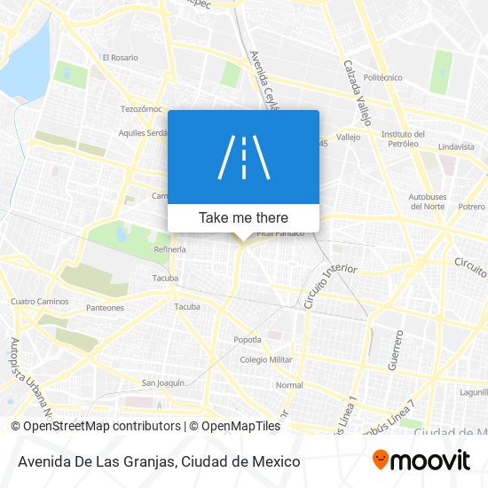 Mapa de Avenida De Las Granjas