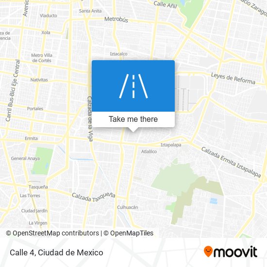Calle 4 map