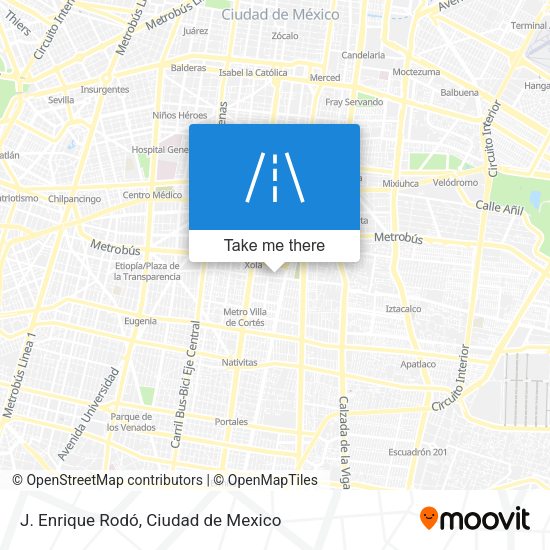 J. Enrique Rodó map
