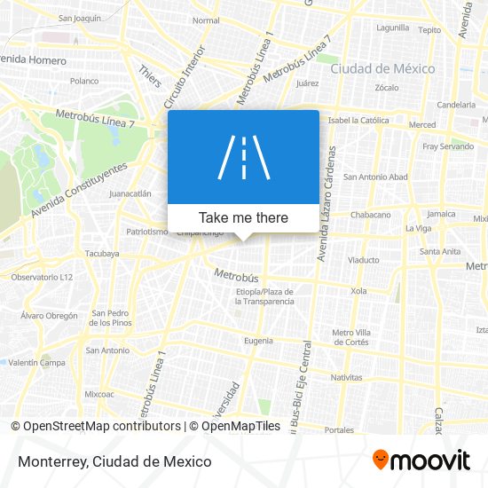 Monterrey map
