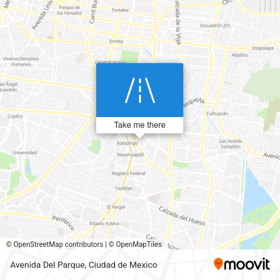Avenida Del Parque map