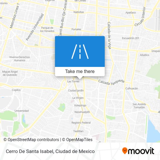 Cerro De Santa Isabel map