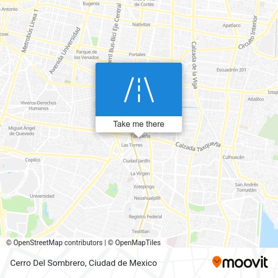 Mapa de Cerro Del Sombrero