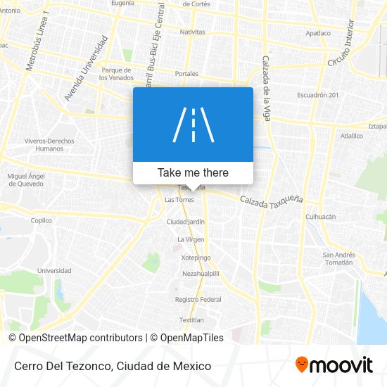 Cerro Del Tezonco map