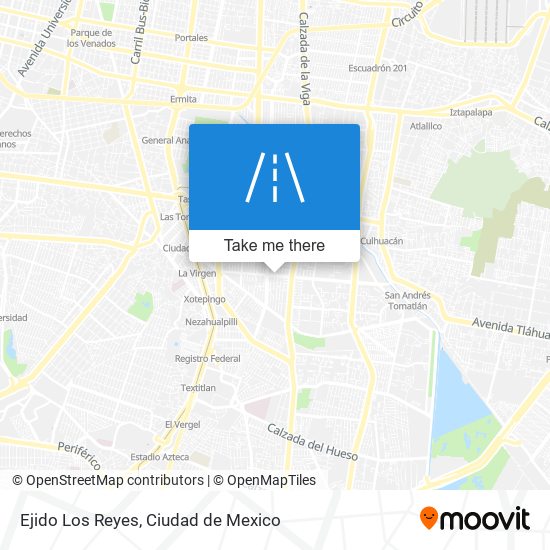 Ejido Los Reyes map