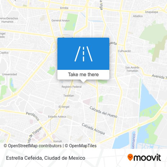 Estrella Cefeida map