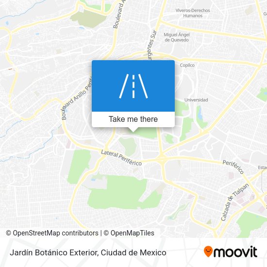 Jardín Botánico Exterior map