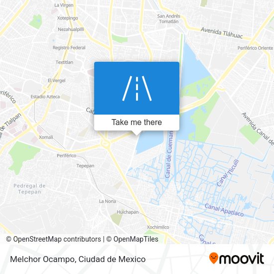 Melchor Ocampo map